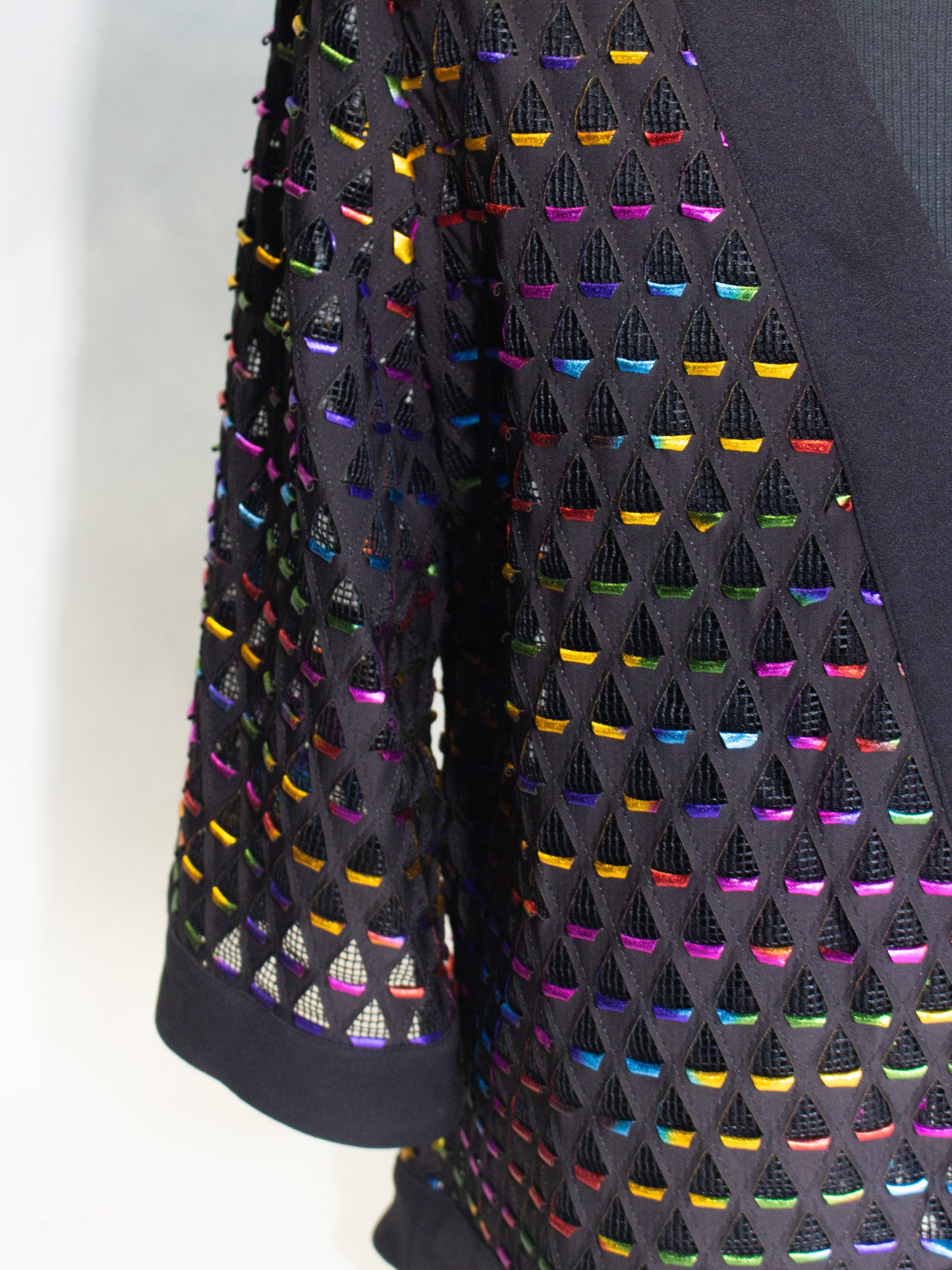 Vintage Rainbow Blazer Cardigan (L)