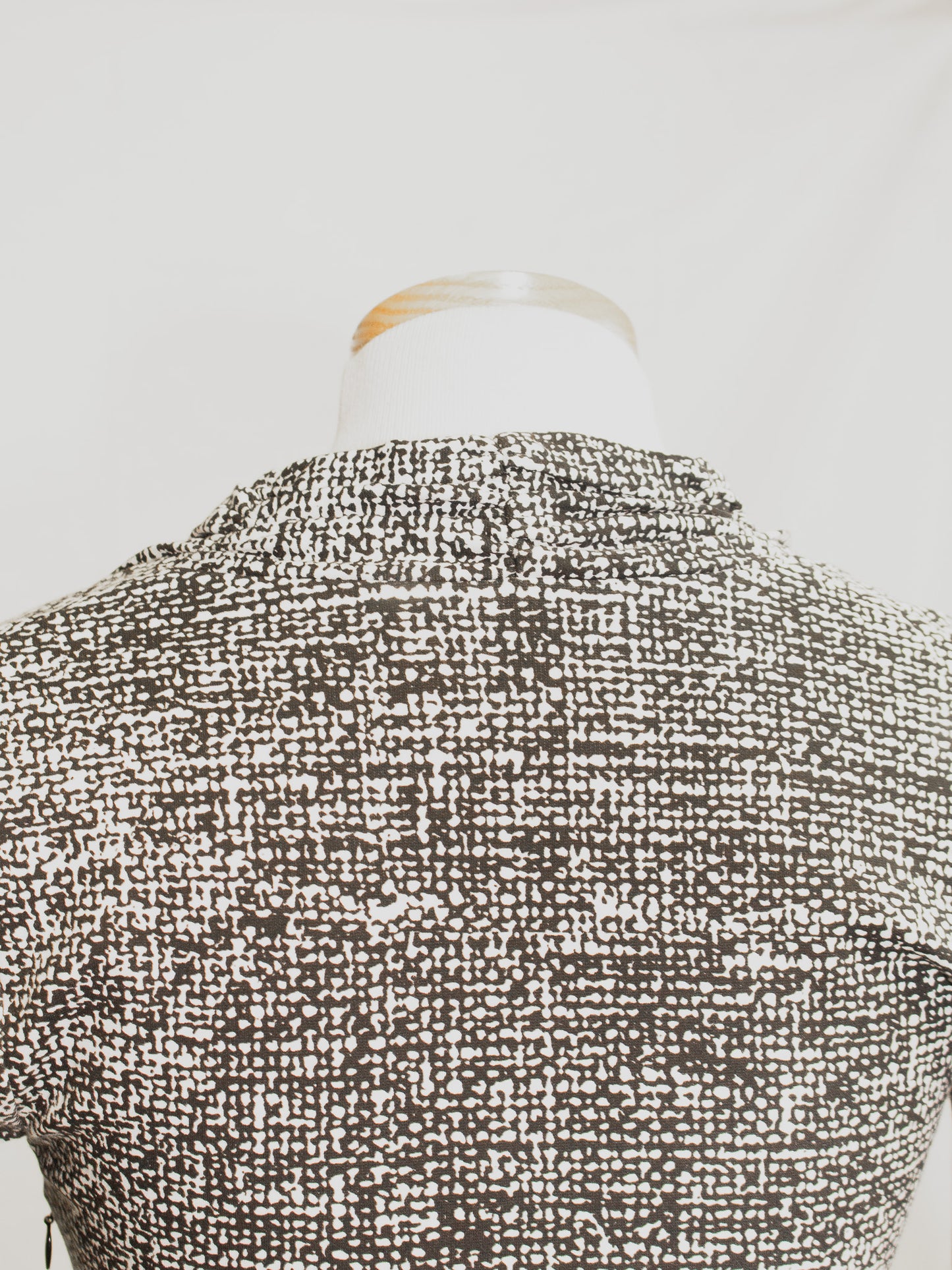 Artelier Nicole Miller Black & White Ruched Dress