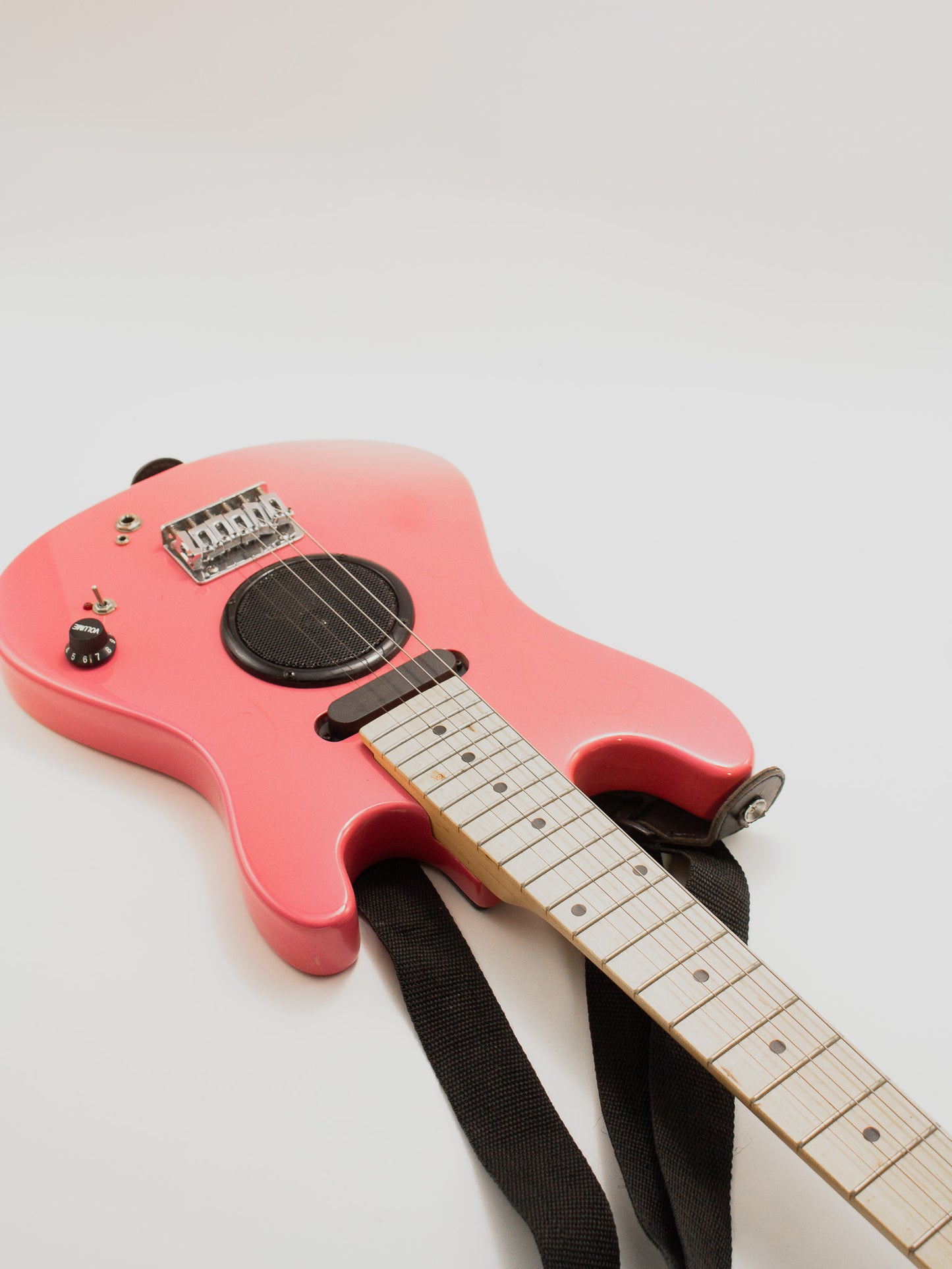 Pink Electric Guitar w/Built-in Speaker