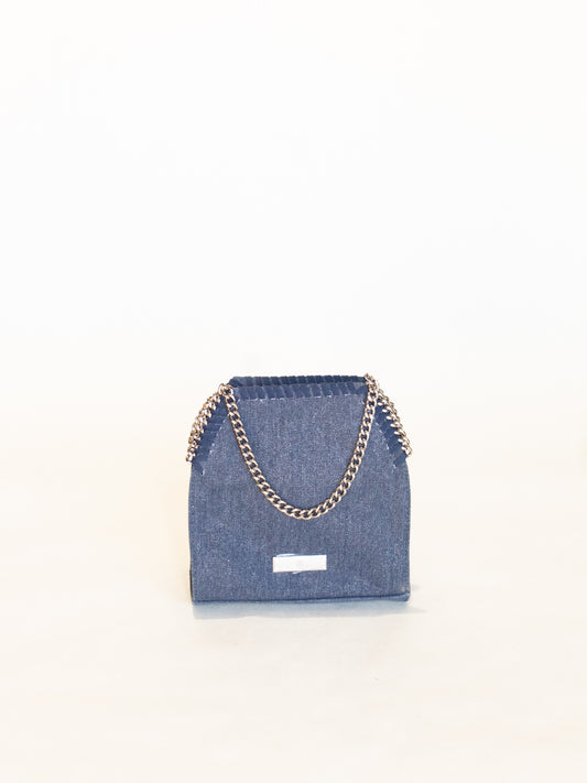 Women’s INC Internation Concepts Blue Denim Crossbody Chain Bag