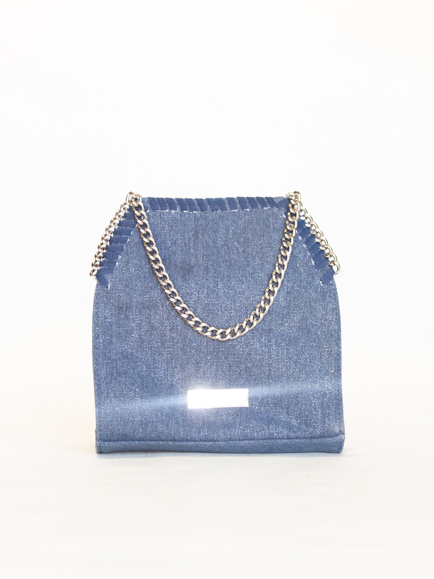 Women’s INC Internation Concepts Blue Denim Crossbody Chain Bag