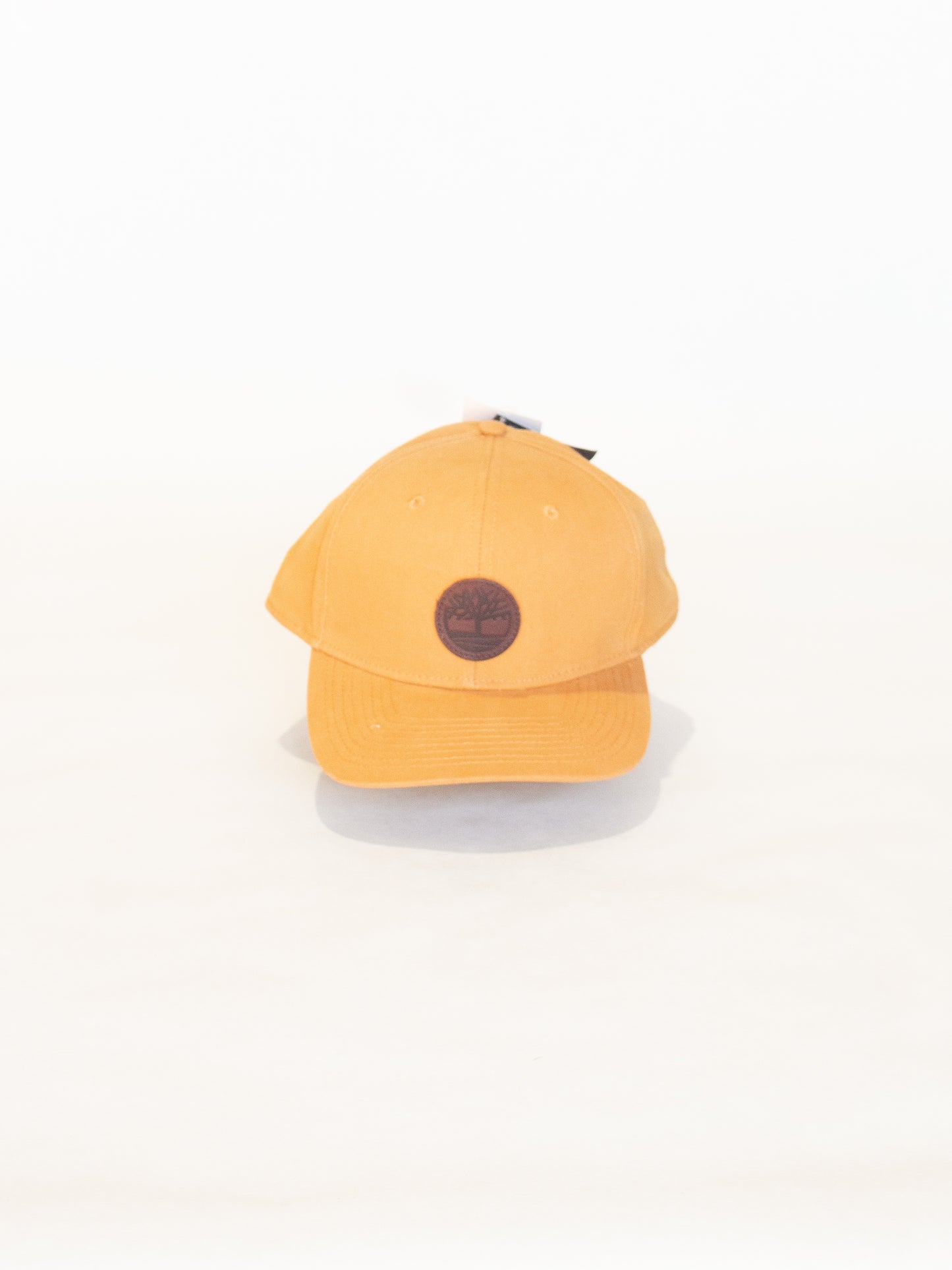 NWT Timberland Cap w/ Brown Leather Patch Logo