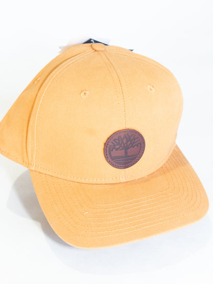 NWT Timberland Cap w/ Brown Leather Patch Logo