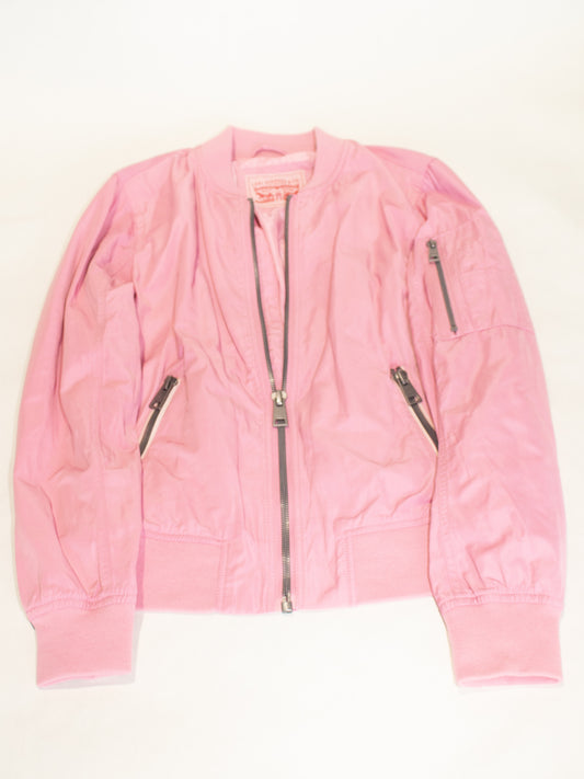 Levi Sleek Pink Bomber Jacket