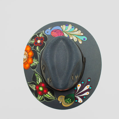 Mexican Hand Painted Fedora