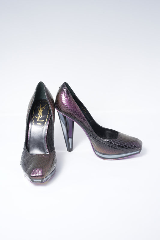 Yves Saint Laurent Snake Pumps